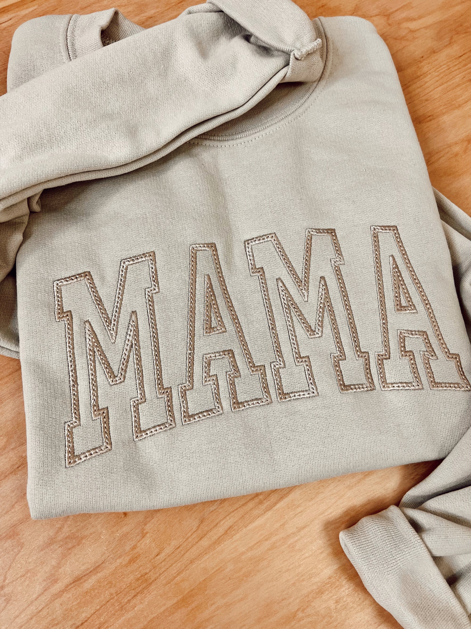 Monochrome Mama Sweatshirt, Sand