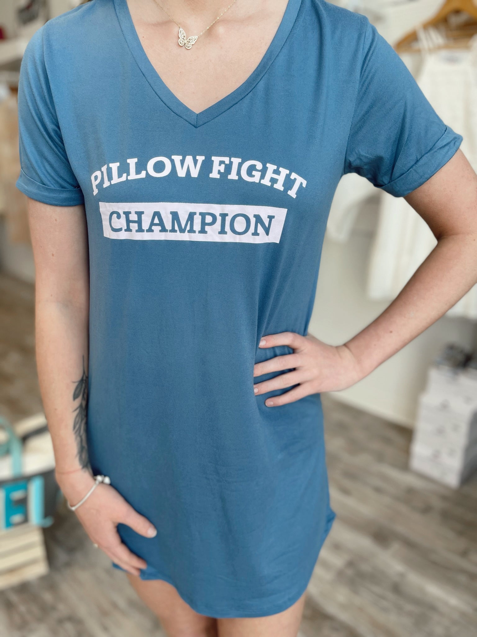 Pillow Fight Champion, Sleep Shirt