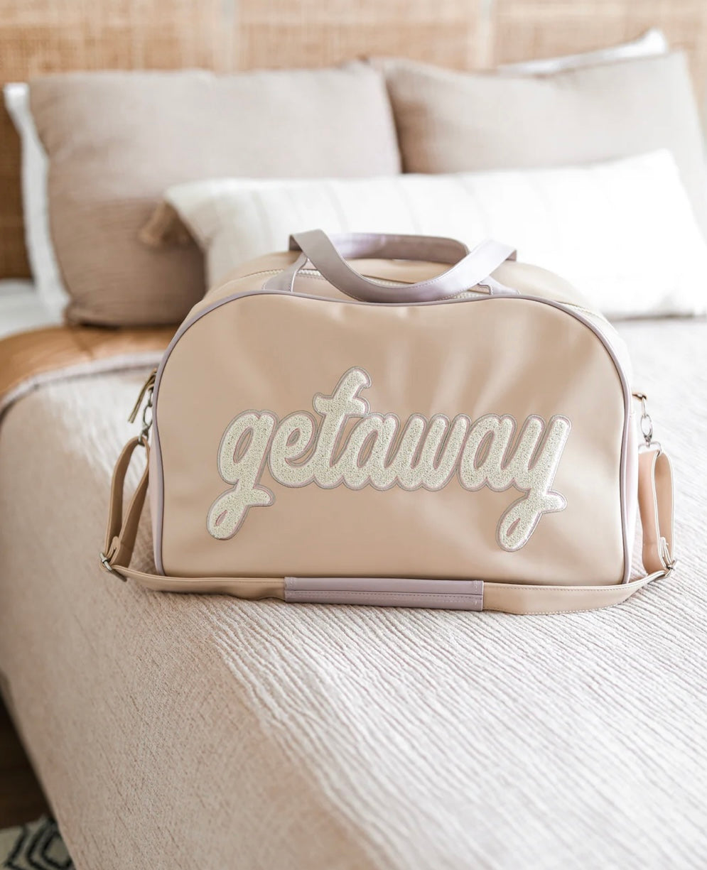 Getaway Weekender Duffle Bag, Light Tan
