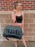 Travel Weekender Duffle Bag, Black/Grey