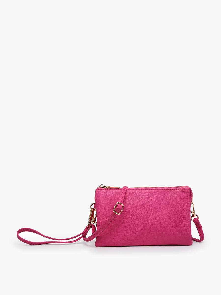 Riley Crossbody/Wristlet Handbag, Berry