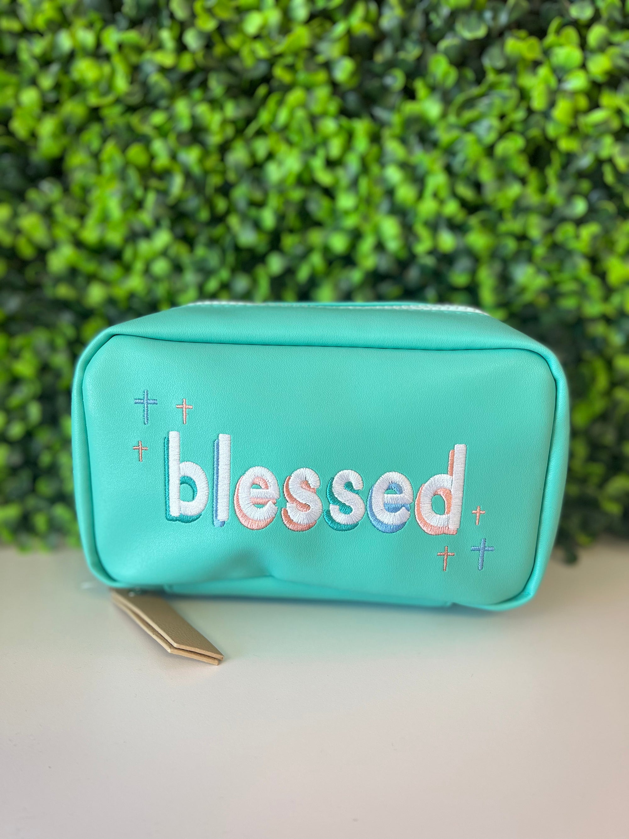 Tech Pouch (Mint) - Blessed