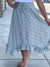 Blue Floral Ruffle Skirt FINAL SALE