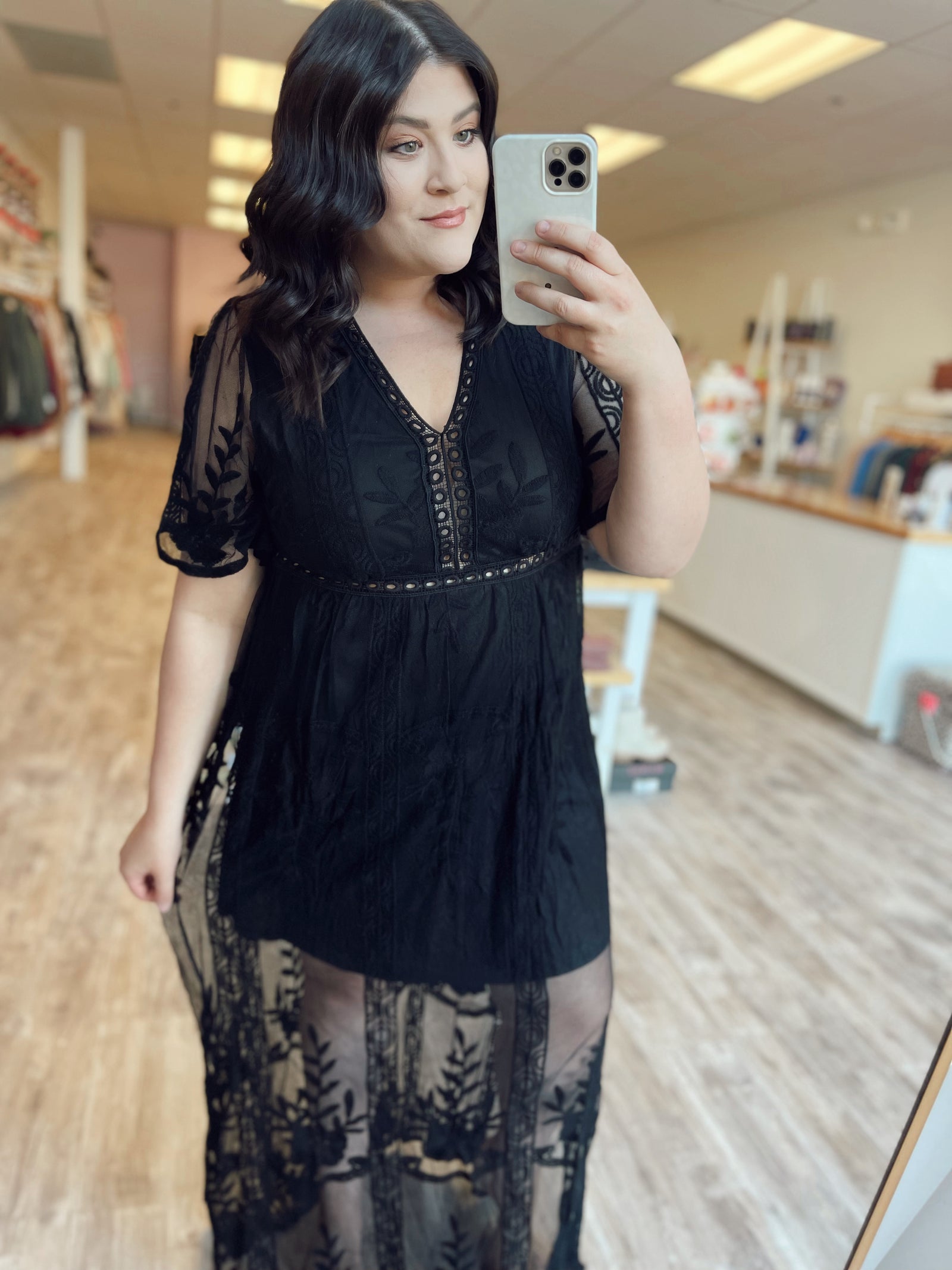 Black lace cheap maxi romper