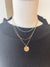 Gold/Blue Layered Necklace